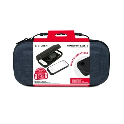 Image de Pochette de transport rigide Nacon pour Nintendo Switch/Nintendo Switch modèle OLED/Nintendo Lite Gris