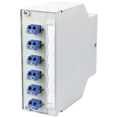 Afbeelding van Metz Connect OpDAT REGpro VIK 6xLC Duplex OS2 Glasvezel patchpaneel 6 poorten LC