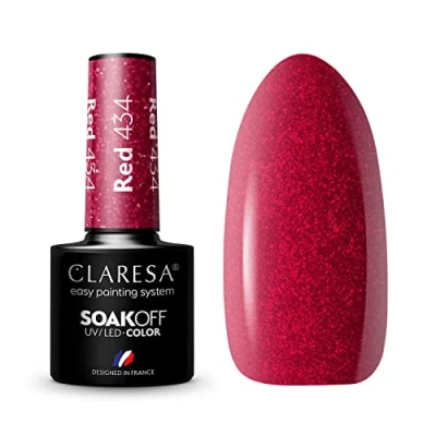 Afbeelding van Claresa 434 RED UV nagellak, 5 ml