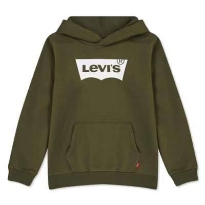 Afbeelding van Levi&#039;s Kids Jongens Hoodie Lvb Batwing Screenprint 9e8778, Donkere Olijf