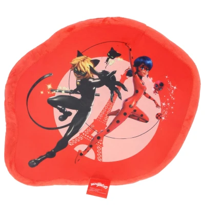 Afbeelding van Miraculous Ladybug Kussen Gevormd Velour 5407007981151