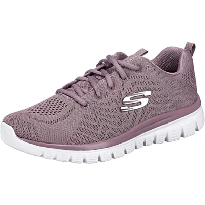 Afbeelding van Skechers Graceful Get Connected dames sneakers Roze Maat 37