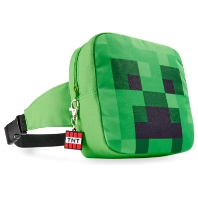 Afbeelding van Minecraft Heuptas voor kinderen, jongens, gamer, Groen,