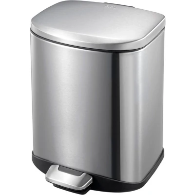Afbeelding van EKO Della Step Bin 6L Mat RVS