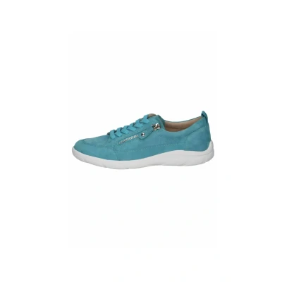 Afbeelding van Caprice Sneakers laag, Dames, Maat: 36, Blue suede Leer