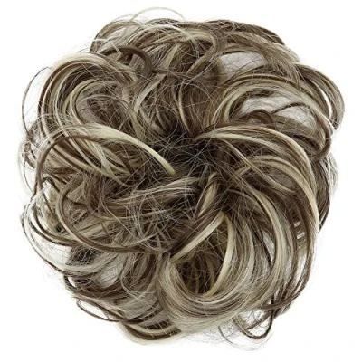 Afbeelding van Prettyshop G38A haarverlenging voor de bruid, Bulky Chignon, lichtbruin