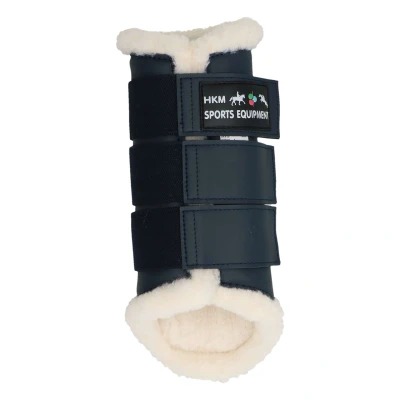 Afbeelding van HKM Beenbeschermers Comfort Donkerblauw XL