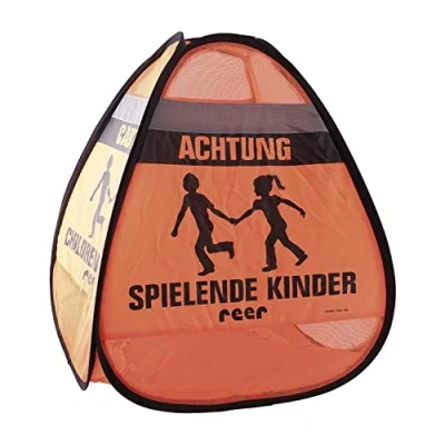 Afbeelding van REER 3D verkeersbord &quot;Aan het spelen&quot; Kinderbeveiliging Babybeveiliging, Geel