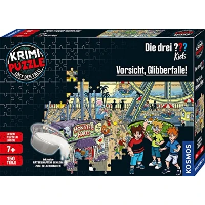 Afbeelding van Krimi Puzzle: Die drei ??? Kids Vorsicht, Glibberfalle!