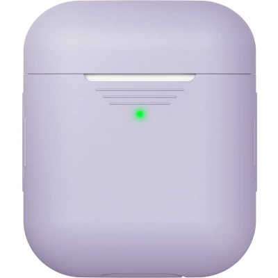 Afbeelding van KeyBudz Hoesje schokbestendig Geschikt voor AirPods 1 / 2 Elevate Series case Lila