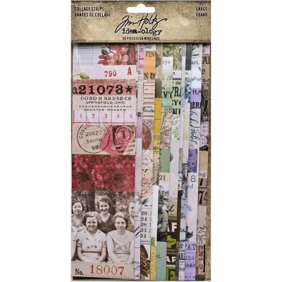 Afbeelding van Idea ology Tim Holtz Collage Strips Large (TH94367)