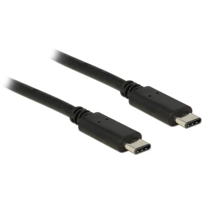 Afbeelding van Premium USB C naar kabel USB2.0 tot 20V/3A / zwart 1 meter