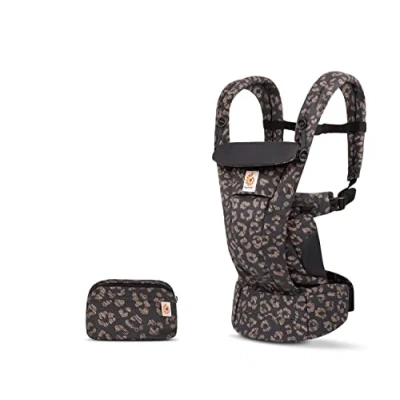 Afbeelding van Ergobaby Omni Dream draagzak Black Leopard ergonomische baby voor en drager