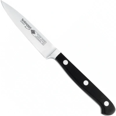 Afbeelding van Eikaso Solingen Officemes 12 cm RVS Lemmet Ergonomisch Zwart Handvat