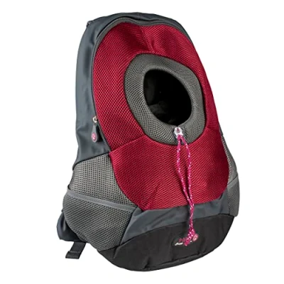 Afbeelding van Ebi Draagtas Hond Draagzak Maria Crazy Paws Nylon M 41,5x17,5x43cm Bordeaux 1st
