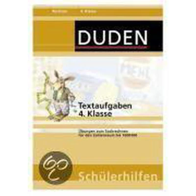 Afbeelding van Textaufgaben 4. Klasse