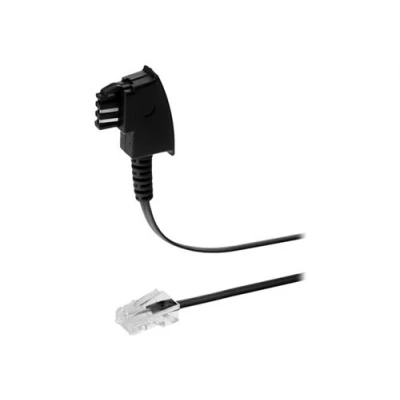 Image de Helos Câble de téléphone TAE F (M) pour RJ 45 3 m noir