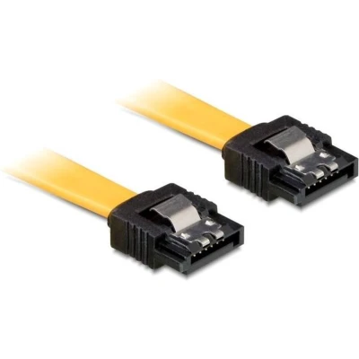 Afbeelding van Goobay SATA datakabel plat SATA600 6 Gbit/s / geel 0,50 meter