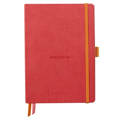Afbeelding van Rhodia Goalbook Dotted A5 Softcover Coral