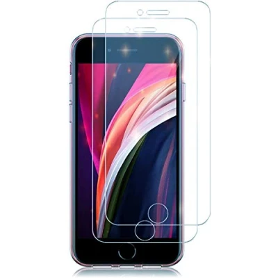 Afbeelding van UNO&#039; Lot de 2 protections d&#039;écran en verre trempé compatible avec iPhone 7 Plus et 8 HD.