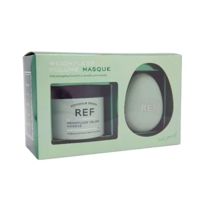 Afbeelding van REF Weightless Volume Masque &amp; Detangling Brush Set