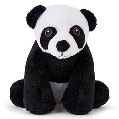 Afbeelding van Zappi Co Pluchen Panda van 100% gerecycled materiaal (13 15 cm), Collectie Knuffels voor Pasgeborenen en Kinderen
