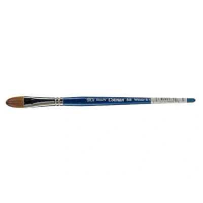 Afbeelding van Winsor &amp; Newton Cotman Aquarelkwast, serie 668, gebruikt, gebogen, korte handgreep, 13 mm