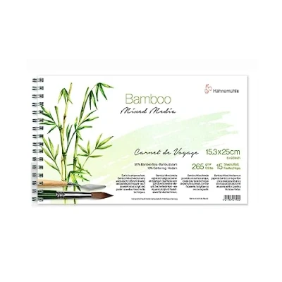 Image de Carnet de voyage bamboo 15 x 25 cm 265 g/m²