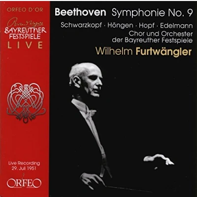 Afbeelding van Chor und Orchester der Bayreuther Festspiele, Wilhelm Furtwänger Beethoven: Symphonie No.9 (CD)