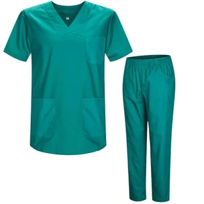 Image de MISEMIYA Uniforms unisexe Scrub Set MZ 8178 Groupe de travail pour adulte, Vert 21, 5XL