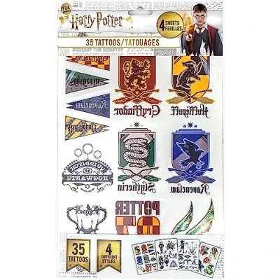 Afbeelding van Cinereplicas Harry Potter Tijdelijke Tattoo Multicolours