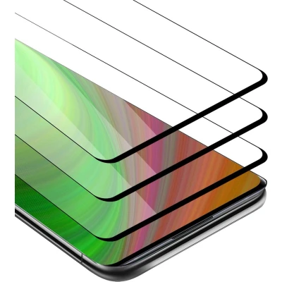Afbeelding van Cadorabo 3x Screenprotector geschikt voor Vivo NEX 3 Volledig scherm pantserfolie Beschermfolie in TRANSPARANT met ZWART Getemperd (Tempered) Display beschermend glas 9H hardheid 3D Touch