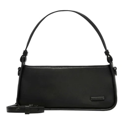 Afbeelding van LIEBESKIND BERLIN Leren Schoudertas Avondtas Black Valentine Sheep Natural Crossbody Zwart
