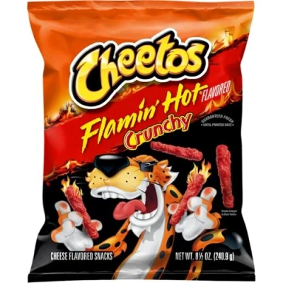 Afbeelding van Cheetos Flamin Hot Crunchy 226,8 g
