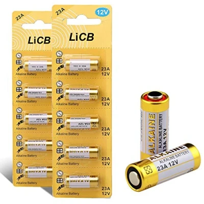 Afbeelding van LiCB 23A 12V alkaline batterij, A23S MN21/23 L1028 A23 batterij met 3 jaar opslagcapaciteit, 10 stuks