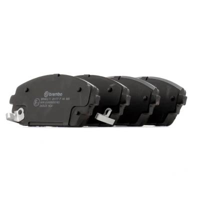 Afbeelding van BREMBO P 49 065 Remblokkenset Met akoestische slijtagewaarschuwing anti kreukplaat Zonder toebehoren MAZDA: 3 Hatchback, Saloon