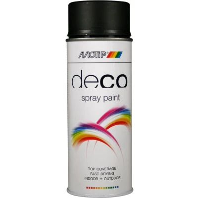 Afbeelding van Motip Deco lakspray mat 0,4l diep zwart