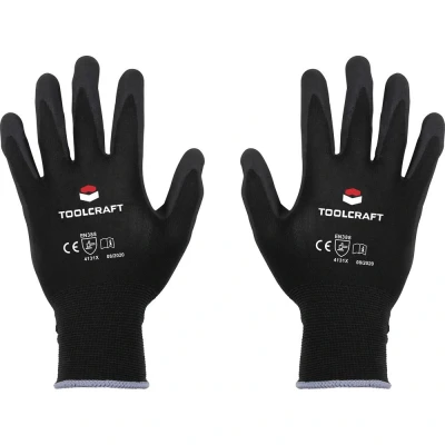 Afbeelding van TOOLCRAFT TO 5621490 Werkhandschoen Polyamide, Nitril Maat (handschoen): 10 EN 388 Cat II 1 paar
