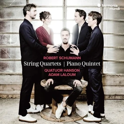 Afbeelding van Quatuor Hanson &amp; Adam Laloum Schumann String Quartets Piano Quintet (2 CD)