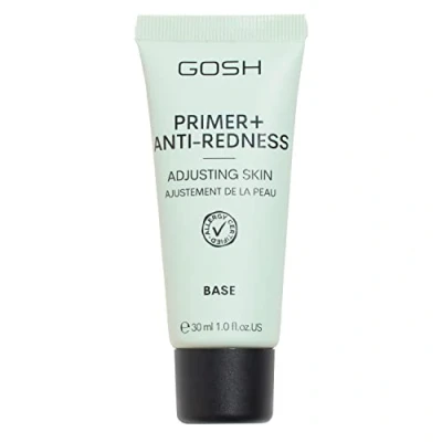 Afbeelding van GOSH Primer voor rode en onzuivere huid, veganistisch, vochtinbrengende make up foundation, een gelijkmatige onberispelijke aanpassing van de huidtint, gecertificeerd hypoallergeen
