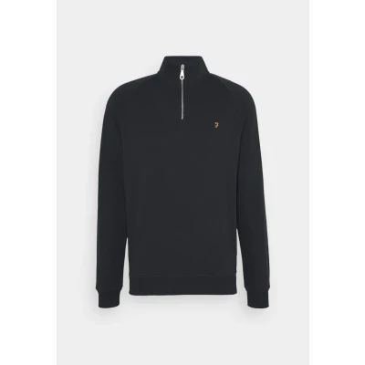 Afbeelding van Farah Sweatshirt jim 1/4 zip true navy