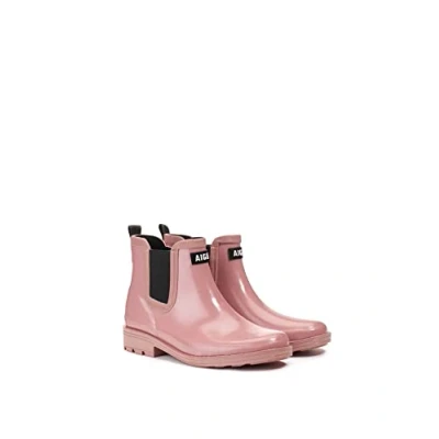 Afbeelding van Aigle Carville Korte laarzen, Dames, Maat: 37, Mistry rose Natuurrubber