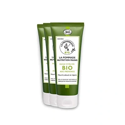 Afbeelding van La Provençale Pommade Nutrition Hand olijfolie Bio AOC Provence voor de droge huid 75 ml