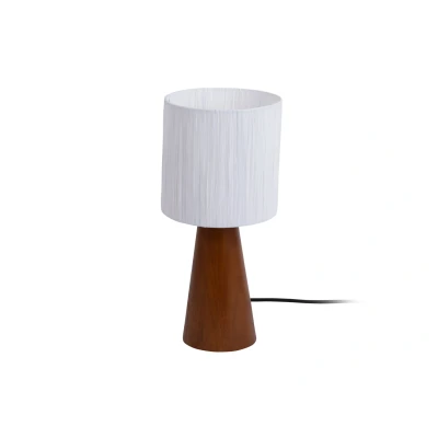 Afbeelding van Landelijke Leitmotiv Tafellamp Sheer Cone Wit