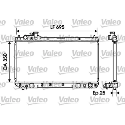 Afbeelding van Valeo Radiateur 734216