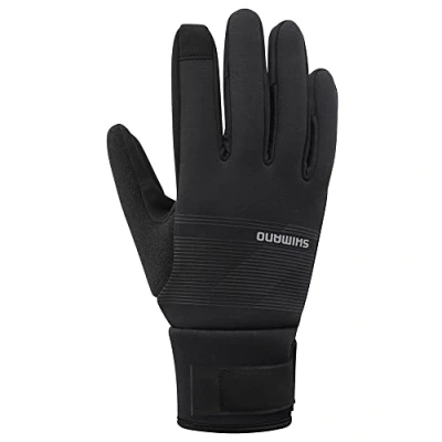 Afbeelding van Cycling Gloves Shimano Windbreak Thermal Black