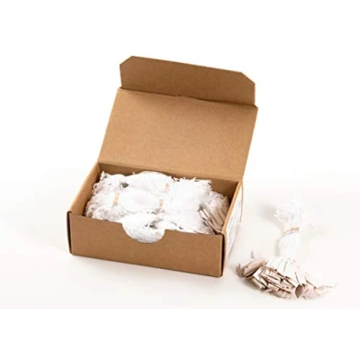 Afbeelding van Herma Strung marking tags 10x22mm with white string 1000 pcs.