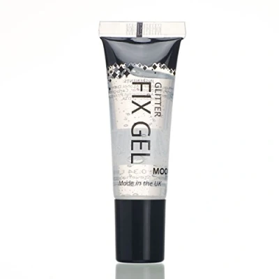 Afbeelding van Moon Glow glitter Fix Gel cosmetische lijm voor gezicht en lichaam fijne chunky holografische, iriserende biologische