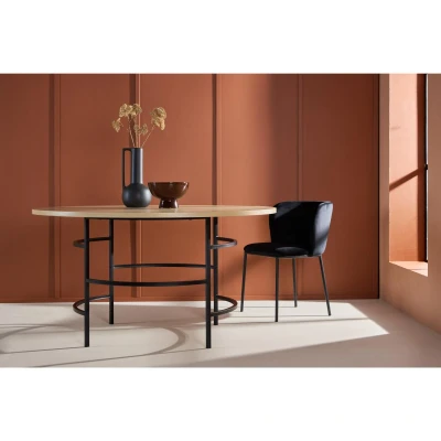 Afbeelding van Zeno ronde eettafel ø140 cm zwart