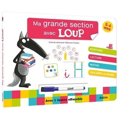 Image de Ma grande section avec loup livre ardoise ned